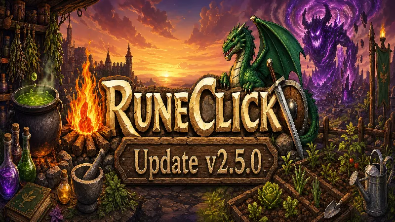 Update 2.5: Herblore & Farming