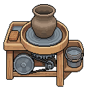The pottery wheel prop