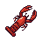 Cooked lobster