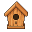 Maple bird house