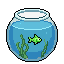 Tiny Greenfish pet