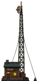 Relay mast, finished